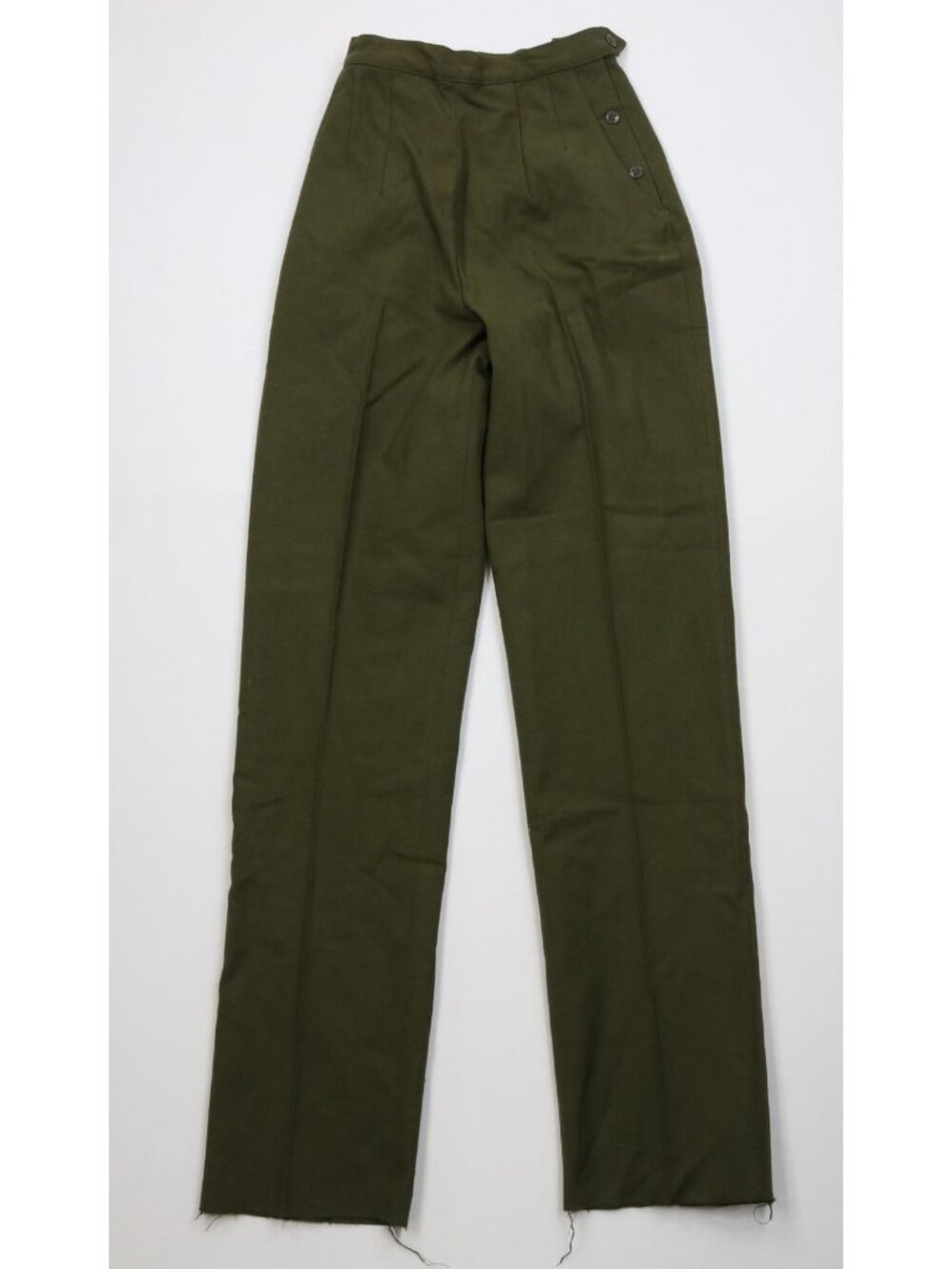 Vtg 70s Vietnam War Womens 10 Wool OG108 Utility Field Trousers Pants USGI USA